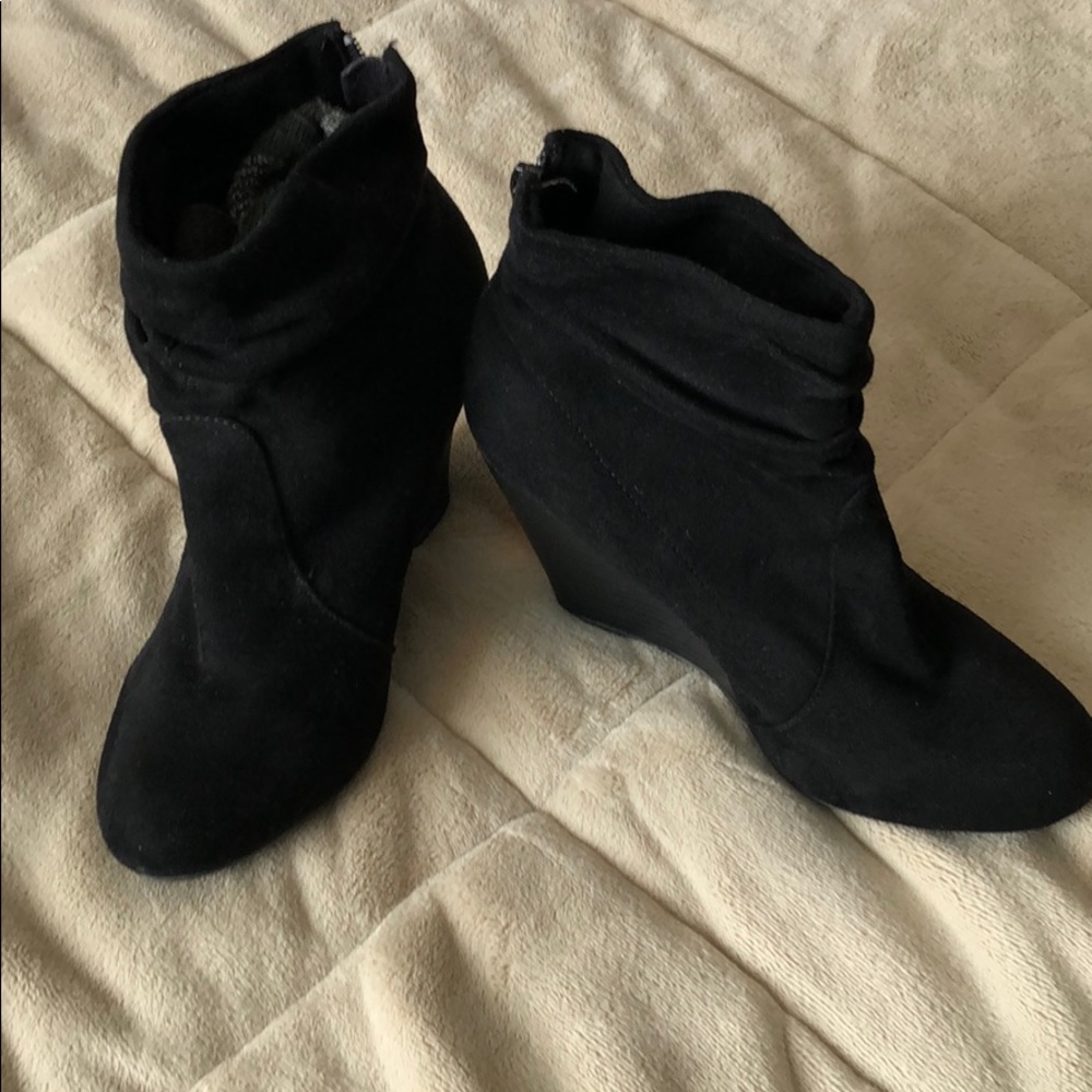 Wedged Booties